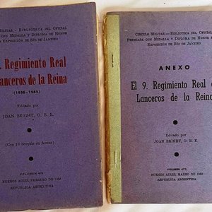 Lote siguiente: Libros Históricos: El 9. Regimiento Real de Lanceros de la Reina (1936-1945) y Anexo