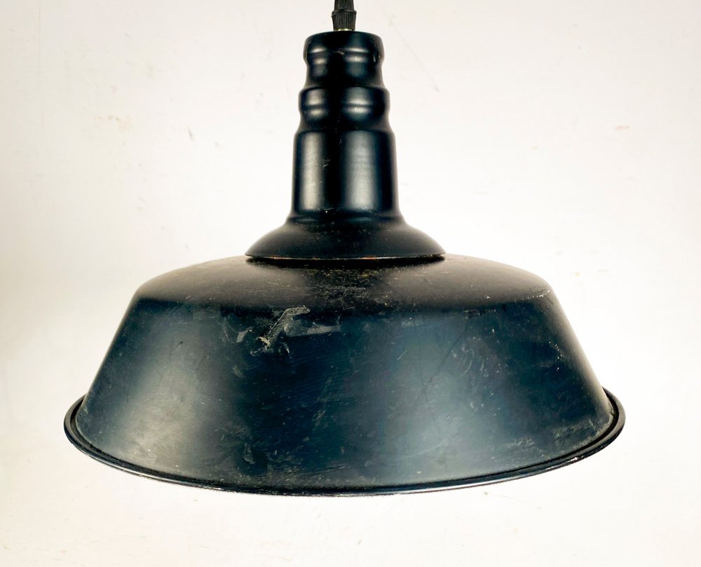 Colgante Negro de Chapa, Diámetro 35 cm