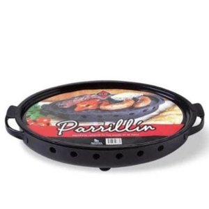 Brasero Parrillín Ovalado Esmaltado con Asas - imagen 1