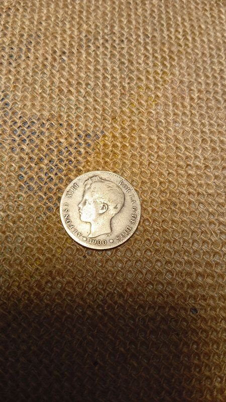 Peseta de Plata Española de 1900