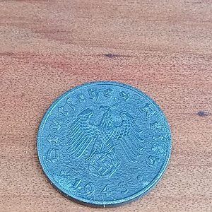 Moneda Alemana 1 Pfennig Tercer Reich 1943 - imagen 1