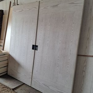 Lote siguiente: Puerta Corrediza Doble Laminada Roble Blanco 210x213cm