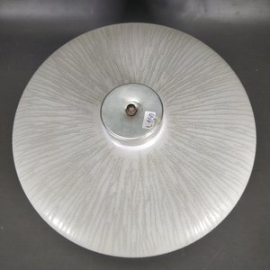 Plafón de Diseño en Cristal Tallado Ácido - 40cm Diámetro - imagen 4