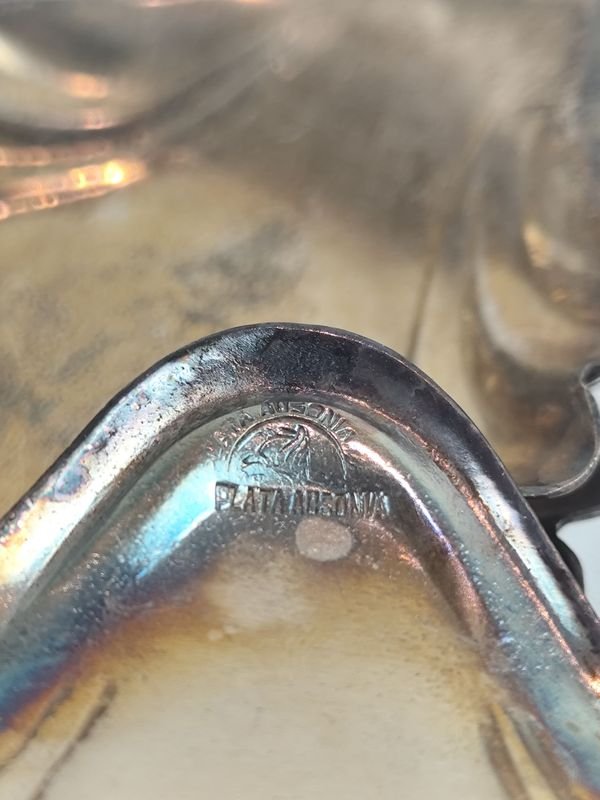 Conjunto de Coquillas de Metal Bañado en Plata - imagen 2
