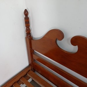 Cama Antigua de Una Plaza en Madera Maciza - imagen 5