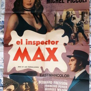 Lote siguiente: Afiche de Cine Original "El Inspector Max" (1971) con Romy Schneider y Michel Piccoli
