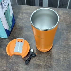 Vaso Térmico Naranja con Altavoz QY Weng - imagen 6