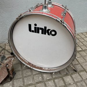Batería Infantil Linko Roja con Bombo, Redoblante y Pedal - imagen 4