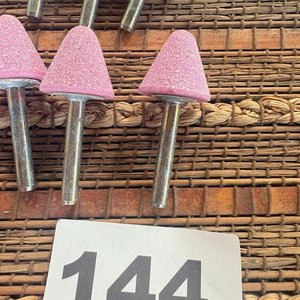 Lote de Puntas de Amolar Rosadas para Herramienta Rotativa - imagen 3