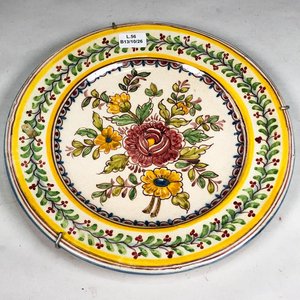 Lote siguiente: Plato Cerámica Portuguesa Floral Santanna Lisboa 1974