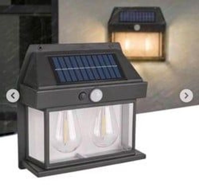 Foco led solar con dos bombillas para exterior - excelente calidad - imagen 3