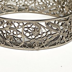 Dos Pulseras de Metal Filigrana - imagen 4