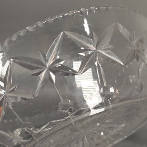 Centro de Mesa de Cristal Hialino con Diseños Tallados - imagen 4
