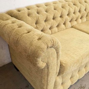 Sofá Chesterfield Tapizado Nuevo - 215x92x82 cm - imagen 2