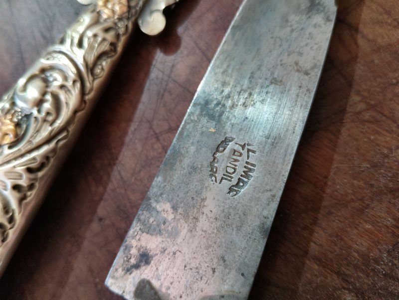Cuchillo ALIMAR Tandil Alpaca y Oro - imagen 5