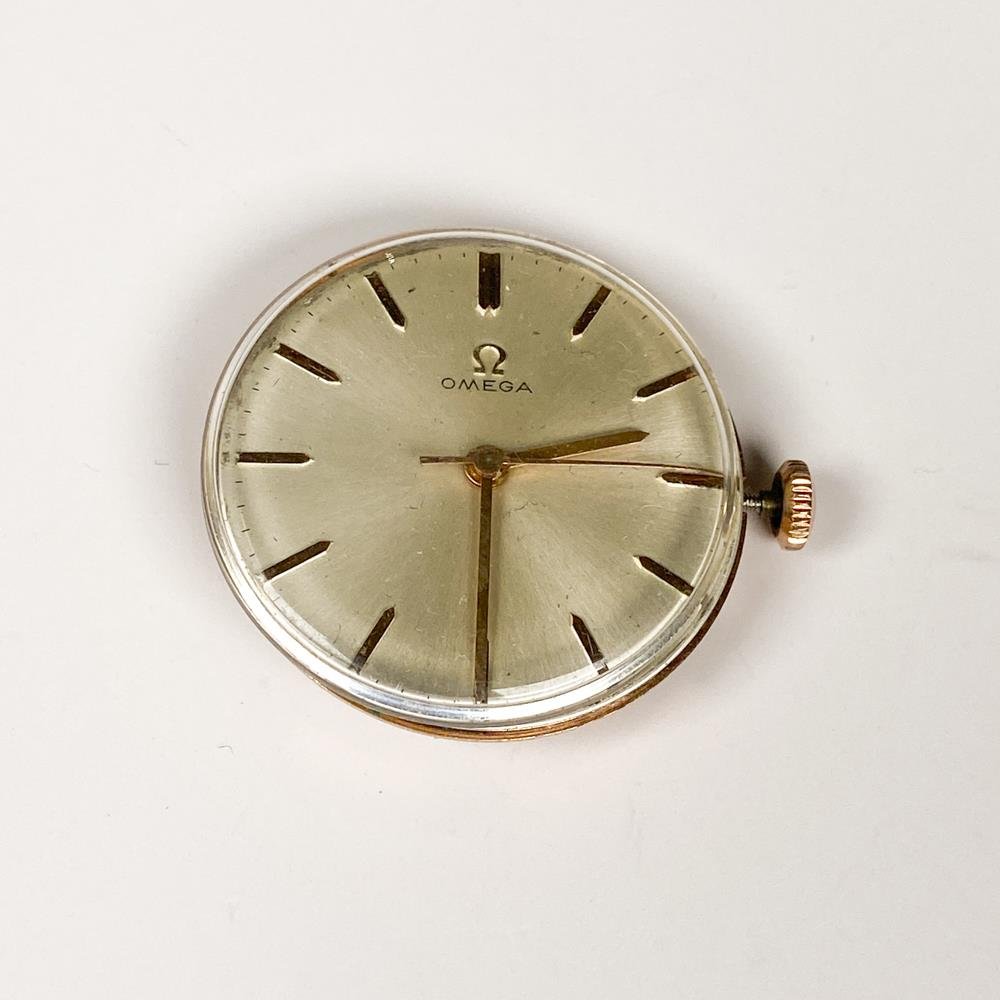Máquina y Esfera de Reloj Omega Vintage con Flexo Original