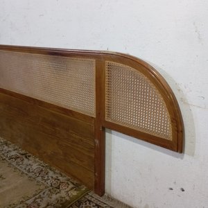 Respaldo de Cedro para Sommier de 2 Plazas con Detalles en Esterilla - imagen 3
