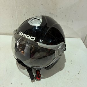 Casco de Moto SHIRO Talle M Negro con Visor - imagen 1