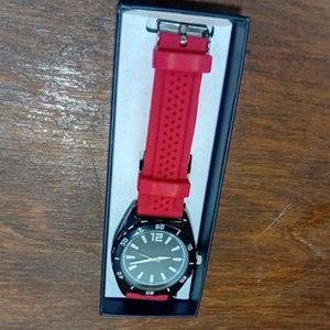 Reloj de Pulsera para Hombre con Correa Roja - imagen 2
