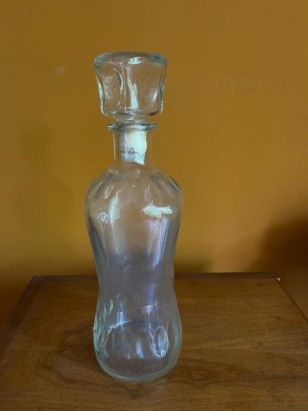Botellas de vidrio antiguas con tapa - imagen 3