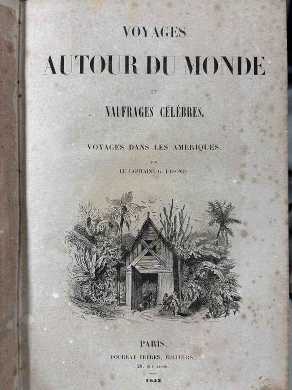 Libros antiguos con estampado de oro y estatuas de animales - imagen 2