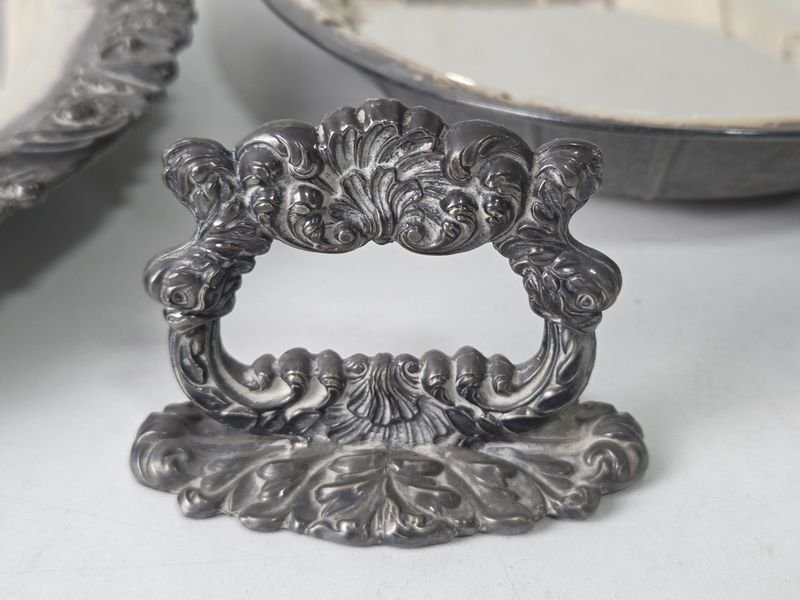 Gran guisera en plata inglesa de la casa Freccero - imagen 7