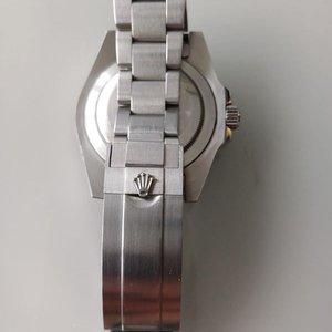 Réplica Reloj Rolex Submariner Date Acero Esfera Negra Bisel Azul - imagen 6