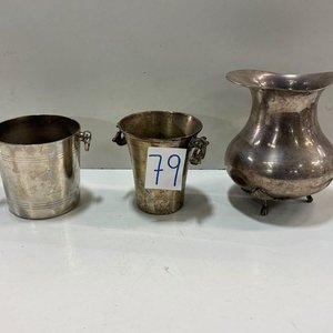 Juego de 2 Hieleras y Jarrita de Platina - imagen 2