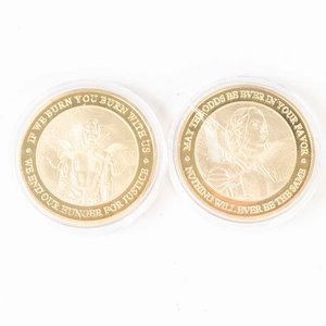 Dos Medallas de Bronce "The Hunger Games" Mockingjay - imagen 1