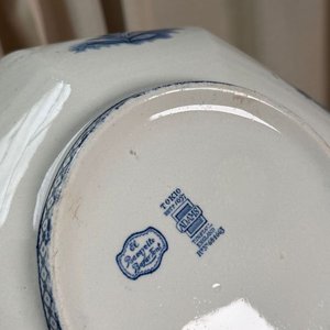 Ensaladera Octogonal de Porcelana Inglesa Adams "Tokio" - imagen 4