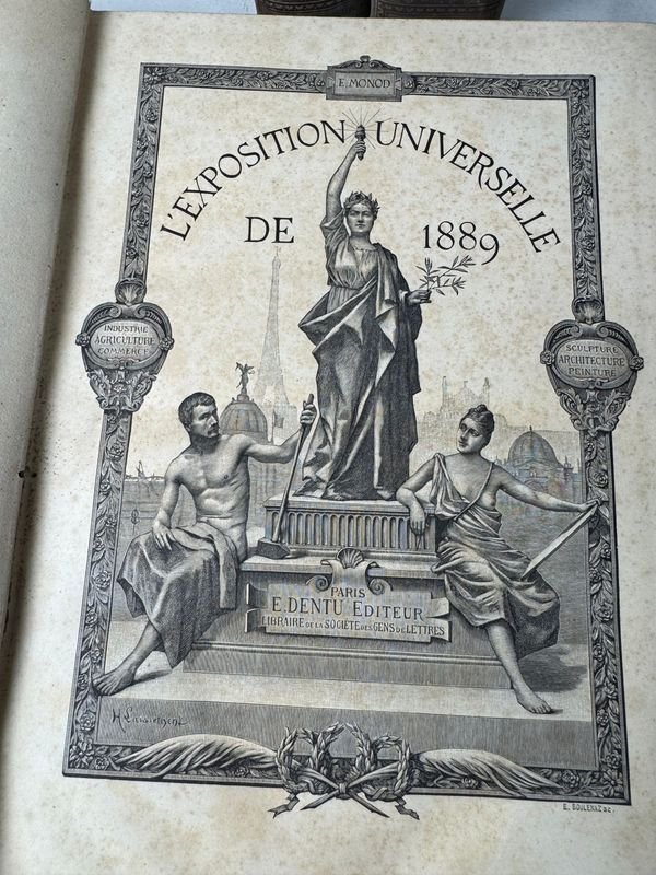 Libros antiguos de E. Monod - La exposición universal de 1889 - imagen 12