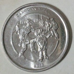 Token Coleccionable Canadian Tire $1 Dólar Edición Limitada 2010 Royal Canadian Mint - imagen 2