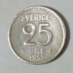 Lote anterior: Moneda de Plata Sueca 25 Öre de 1955 - Gustavo VI Adolfo