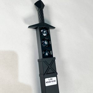 Juego de Dados para Rol con Estuche en Forma de Espada - imagen 2