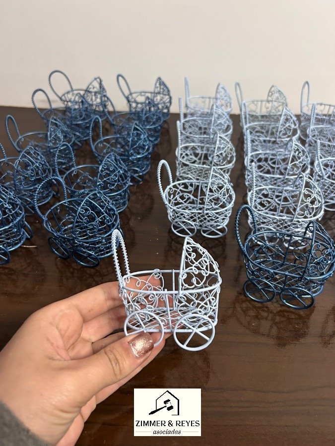 Canastitas Cochecitos para Bautismo o Bienvenida