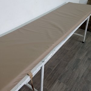Camilla de Hierro Blanca con Colchoneta Beige - imagen 3