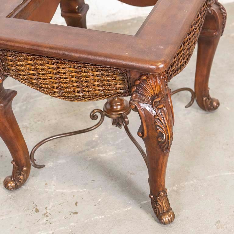 Mesa de living en compensado, metal y fibras con detalles en la pintura - imagen 2
