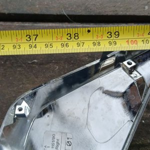 Moldura Paragolpe Delantero Cromada Honda 2701 ABS - imagen 9