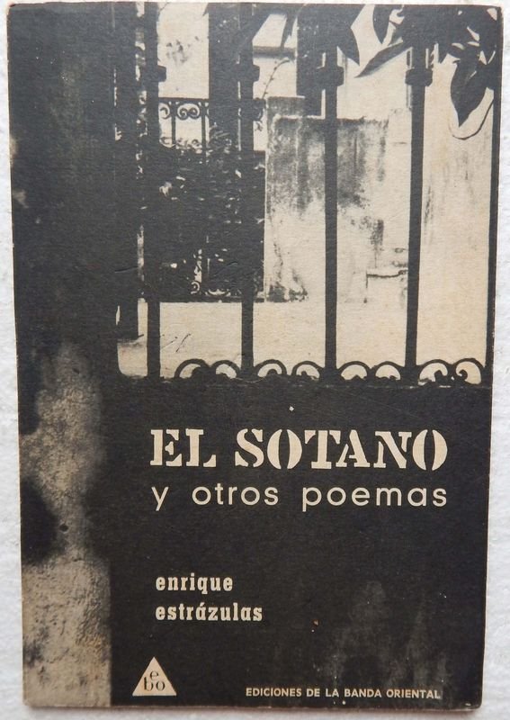Libro de poesía "El Sótano Y Otros Poemas" firmado por Enrique Estrázulas - imagen 2