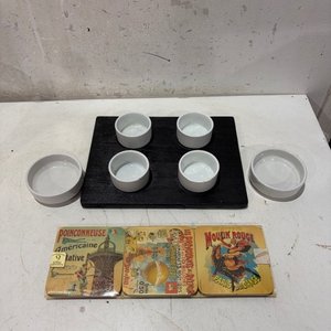 Lote anterior: Set de 4 Salseritos y 4 Posa Vasos Estilo Vintage