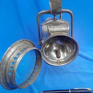 Antiguo Farol de Minero a Carburo Inglés The Premier Lamp & Engineering Co. Ltd. - imagen 7