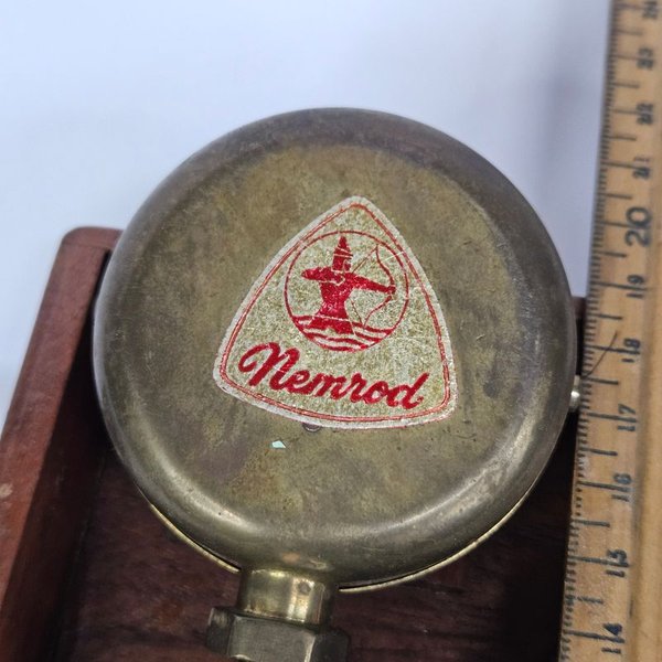 Antiguo Medidor de Presión Dacor en Caja de Madera - imagen 6