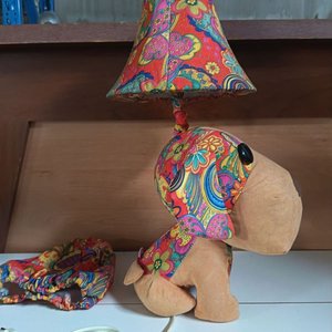 Velador Perrito Infantil Diseño Psicodélico - imagen 1