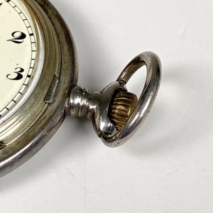 Reloj de Bolsillo Longines de Plata con Grabado - imagen 4