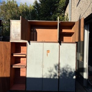 Ropero de madera con alzada y puertas batientes - imagen 7