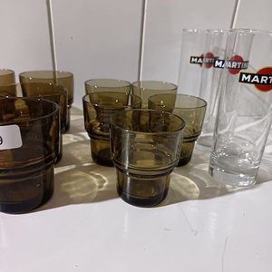 Lote de 14 Vasos Martini y Marrones - imagen 6