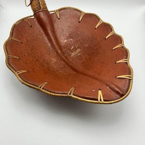 Cuenco decorativo vintage con forma de hoja - imagen 1