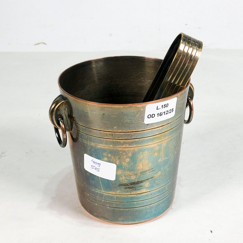 Hielera en metal inglesa con pinza de 10 cm