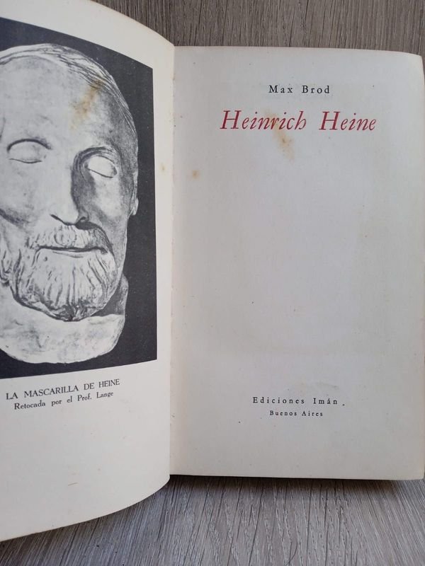 Libro de Max Brod (HEINRICH HEIN) - Argentina, 384 páginas - imagen 2