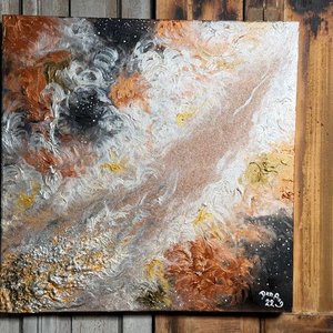 Lote siguiente: Obra "Sembrando la Semilla de la Vida" de Dan Aug - Collage Texturizado 60x60 cm